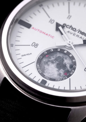 Echo/Neutra Averau 39mm Moon Phase White Big Moon