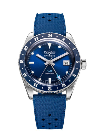 Vulcain Skindiver Nautique GMT Blue Limited Edition 680174B37