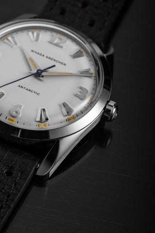 Nivada Grenchen Antarctic 35mm White - White Lume 35005M