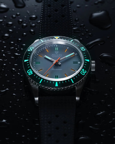 Nivada Grenchen Aquamar Grey 32077A