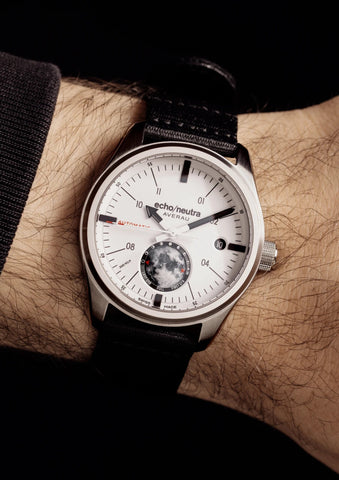 Echo/Neutra Averau 39mm Moon Phase White Big Moon
