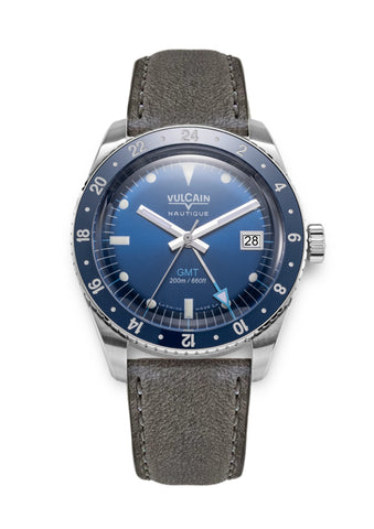 Vulcain Skindiver Nautique GMT Blue Limited Edition 680174B37