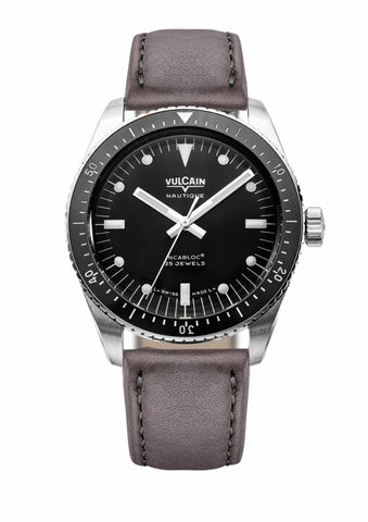 Vulcain Skindiver Nautique Black - White Lume 660170B07