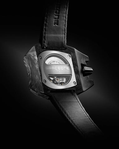 SpaceOne Jumping Hour Orange Carbon