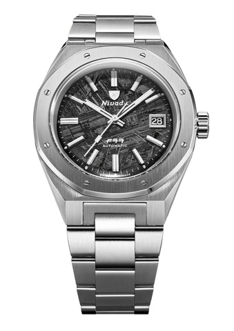 Nivada Grenchen F77 Blue 41mm Date 69041A77B