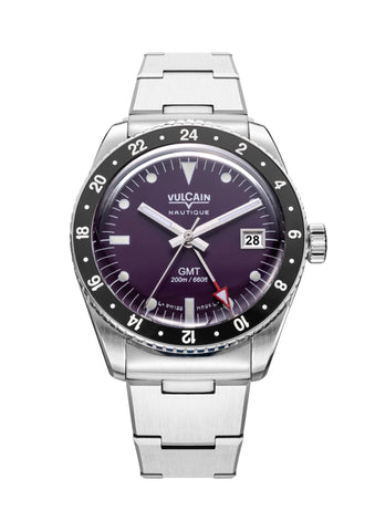 Vulcain Skindiver Nautique GMT Purple Limited Edition 680174A17