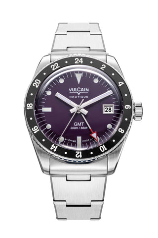 Vulcain Skindiver Nautique GMT Purple Limited Edition 680174A17