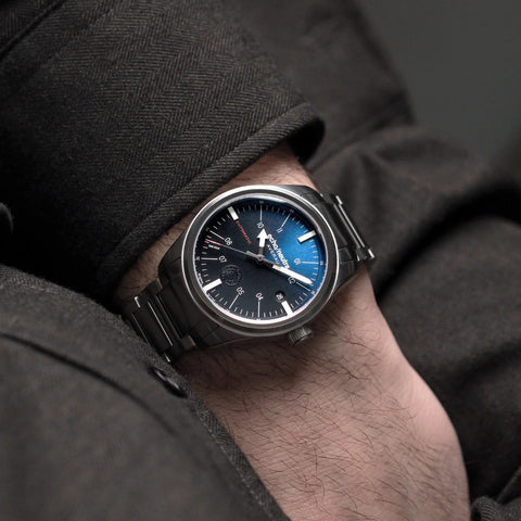 Echo Neutra Averau 39mm 3Hands Blue Degrade