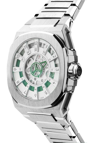 DWISS M3S - Green - Steel Bracelet