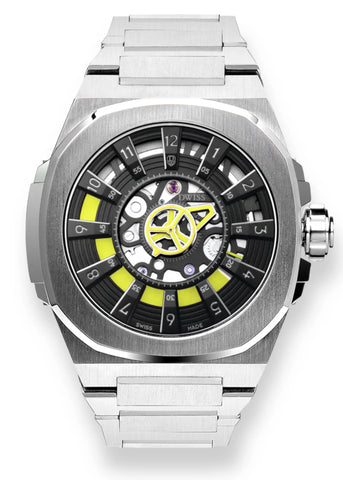 DWISS M3S - Yellow - Steel Bracelet