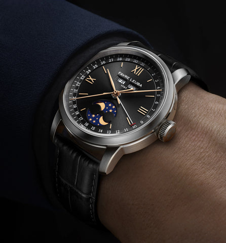 Favre Leuba 1737 Triple Calendar - Black