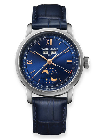 Favre Leuba 1737 Triple Calendar - Blue