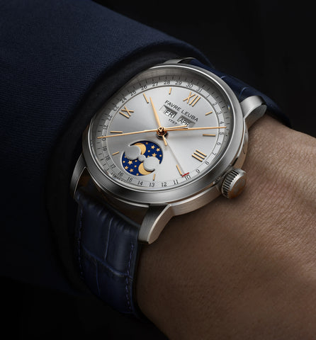 Favre Leuba 1737 Triple Calendar - Silver