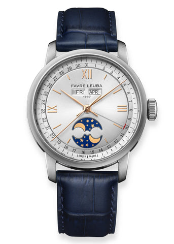 Favre Leuba 1737 Triple Calendar - Silver