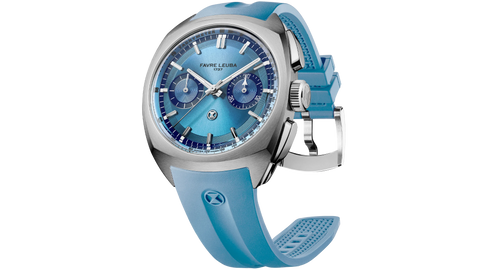 Favre Leuba Chief Chronograph - Ice Blue