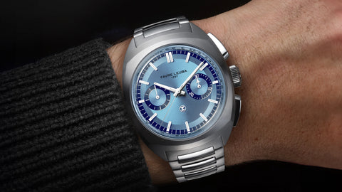 Favre Leuba Chief Chronograph - Ice Blue