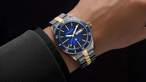 Favre Leuba Deep Raider Day Date - Bicolor Blue