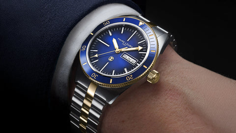 Favre Leuba Deep Raider Day Date - Bicolor Blue