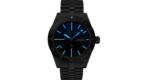 Favre Leuba Deep Raider Day Date - Blue
