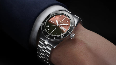 Favre Leuba Deep Raider Day Date - Salmon