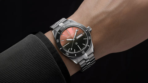 Favre Leuba Deep Raider Day Date - Salmon