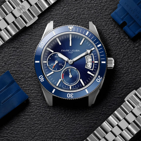 Favre Leuba Deep Raider Power Reserve - Blue