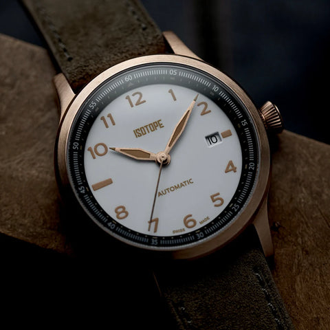 Isotope Old Radium Polar Enamal Automatikuhr