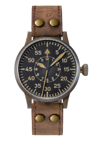 Laco Paderborn Erbstück 42mm Automatik - Fliegeruhr ORIGINAL