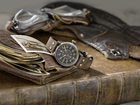 Laco Paderborn Erbstück 42mm Automatik - Fliegeruhr ORIGINAL
