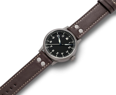Laco Saarbrücken 45mm Automatik - Fliegeruhr ORIGINAL