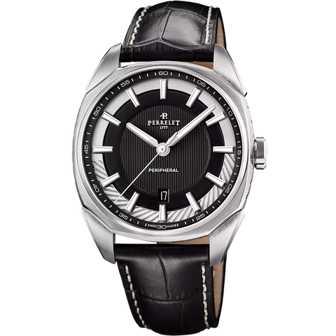 Perrelet Lab Peripheral 3 Hands A1100/3 Schwarz