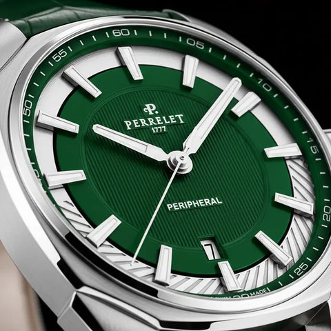 Perrelet Lab Peripheral 3 Hands A1100/5 Grün