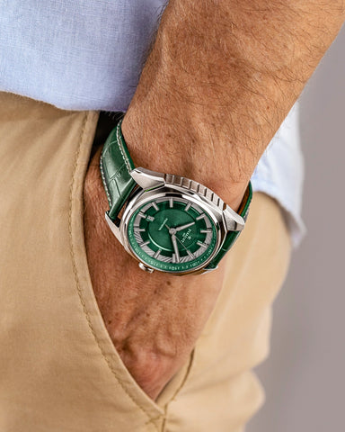 Perrelet Lab Peripheral 3 Hands A1100/5 Grün