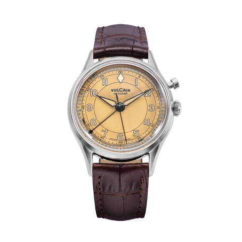 Vulcain Cricket Classique 39 - Khaki Brown