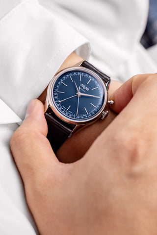 Vulcain Cricket President 39 - Blue