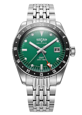 Vulcain Skindiver Nautique GMT - Green Limited Edition 680174BN7