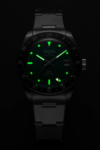 Vulcain Skindiver Nautique GMT - Green Limited Edition 680174BN7