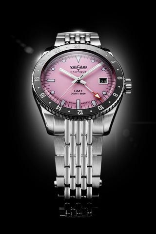 Vulcain Skindiver Nautique GMT - Pink Limited Edition 680174BL7