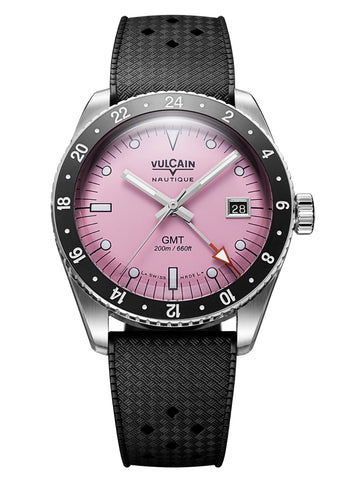 Vulcain Skindiver Nautique GMT - Pink Limited Edition 680174BL7