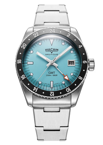 Vulcain Skindiver Nautique GMT - Turquoise Limited Edition 680174BM7
