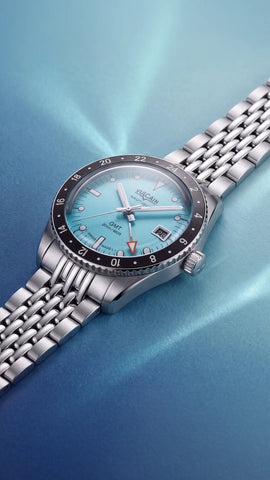 Vulcain Skindiver Nautique GMT - Turquoise Limited Edition 680174BM7