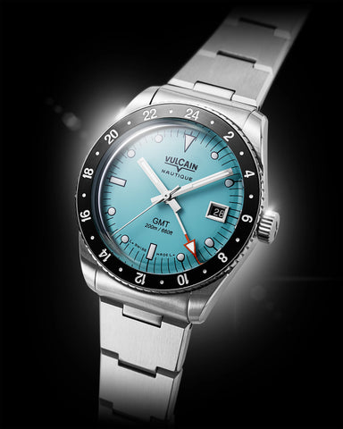 Vulcain Skindiver Nautique GMT - Turquoise Limited Edition 680174BM7