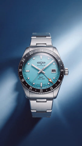Vulcain Skindiver Nautique GMT - Turquoise Limited Edition 680174BM7