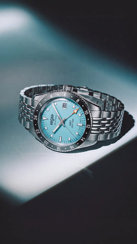 Vulcain Skindiver Nautique GMT - Turquoise Limited Edition 680174BM7