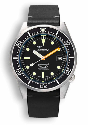 Squale 1521 Black Blasted 1521BKBL