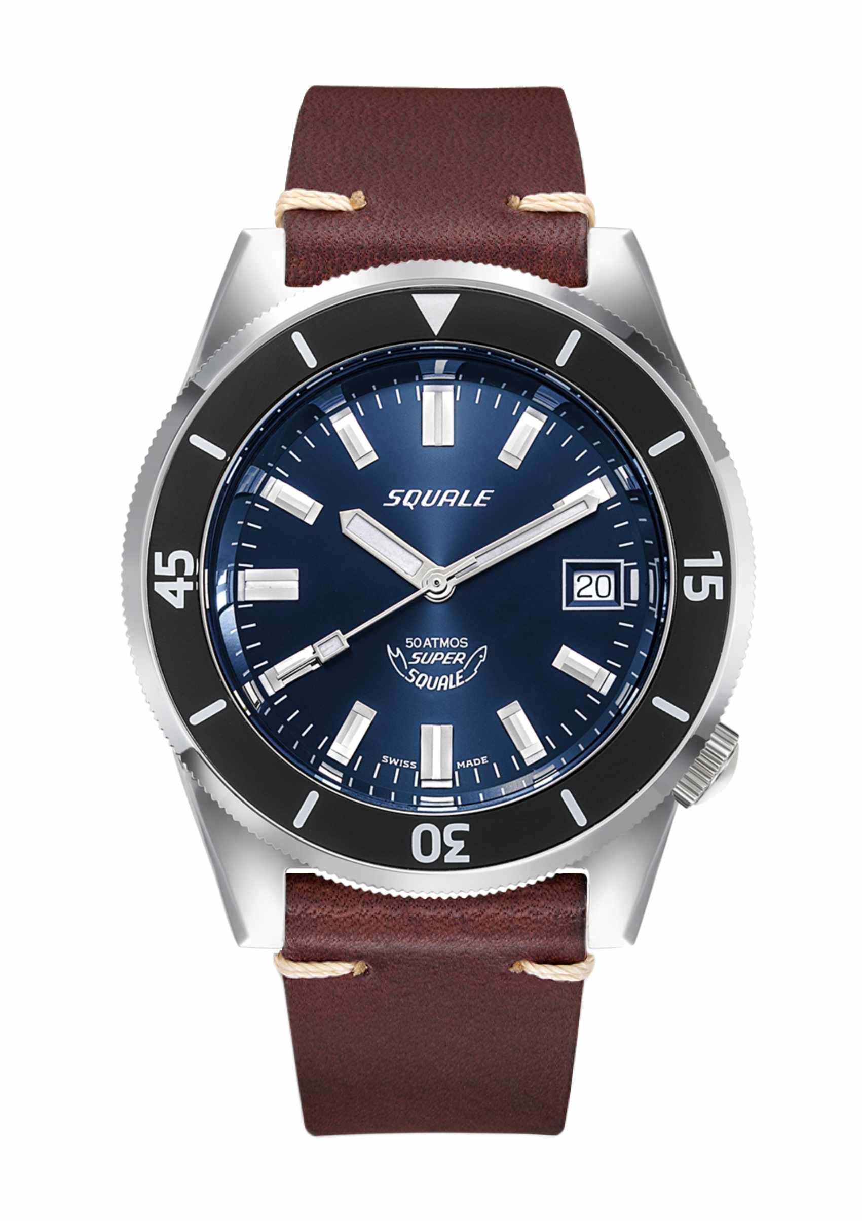 Leather strap. Dark brown