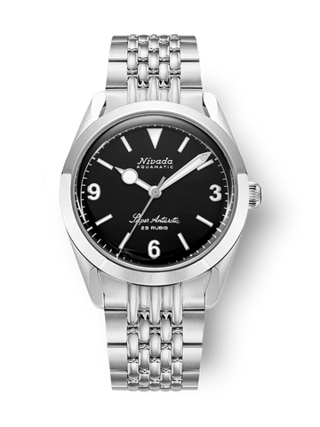 Nivada Grenchen Antarctic 3.6.9 Black No Vintage 32039A