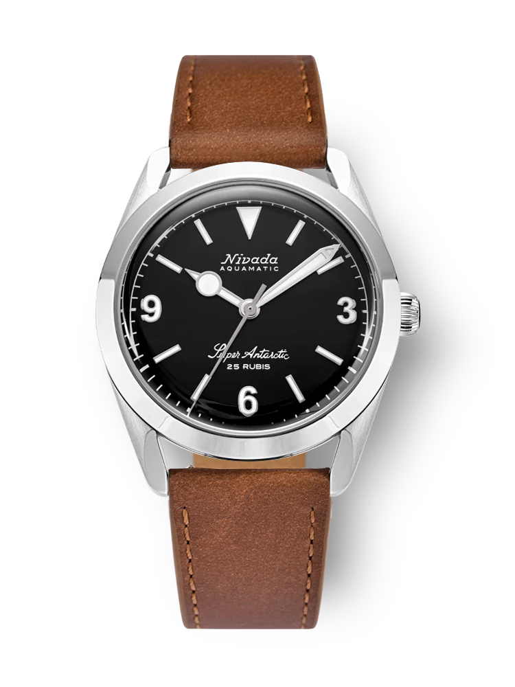 Brown leather strap