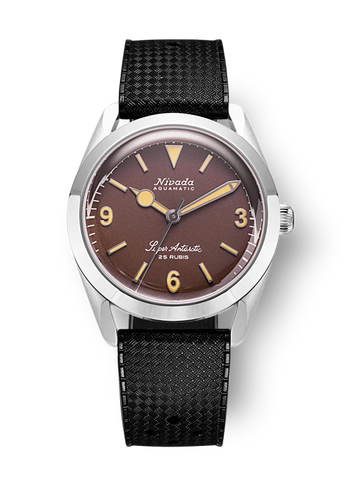 Nivada Grenchen Antarctic 3.6.9 Brown No Vintage Beige Lume 32041A