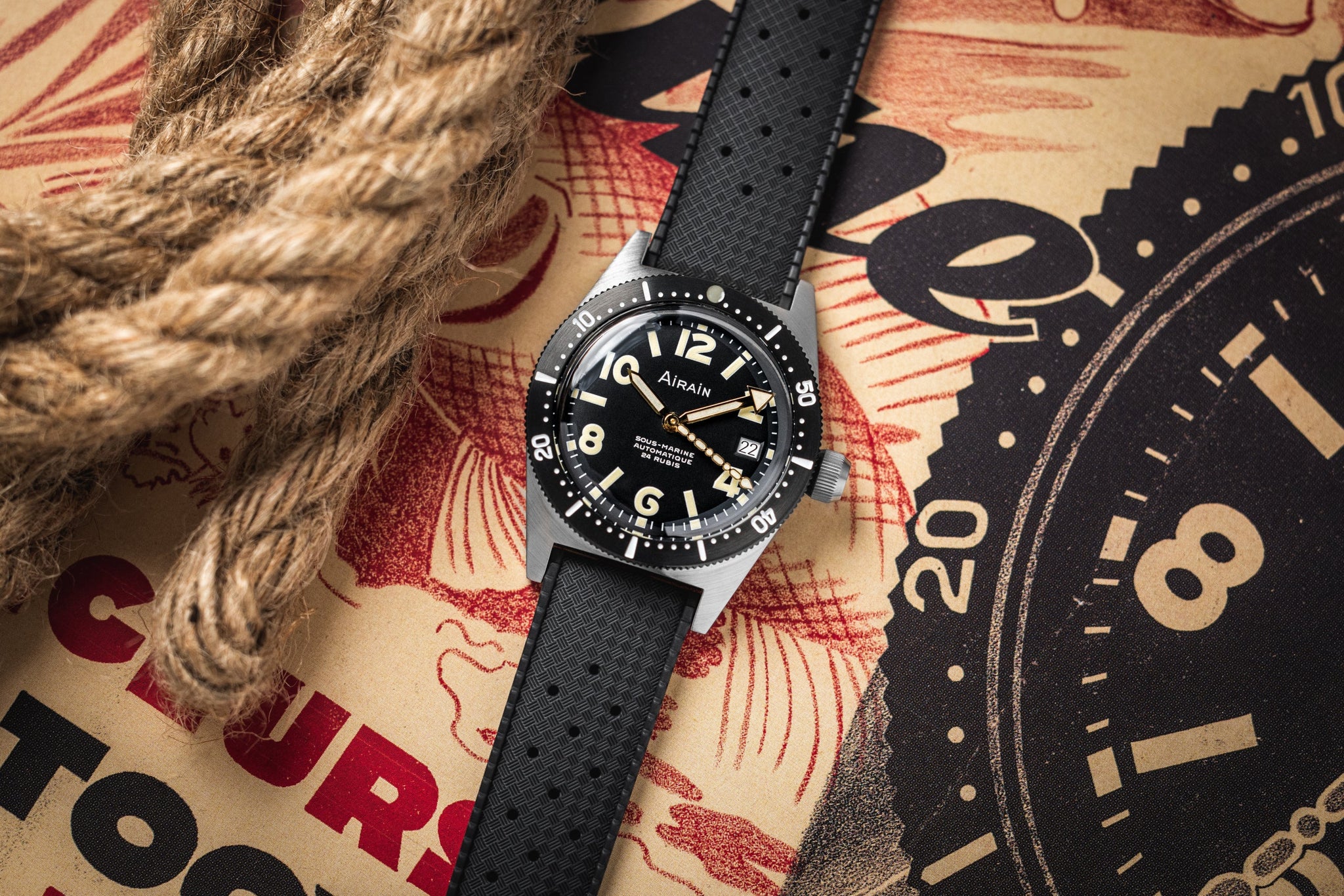Airain Sous-Marine Re-Edition DNA Beach – chronofactum.com